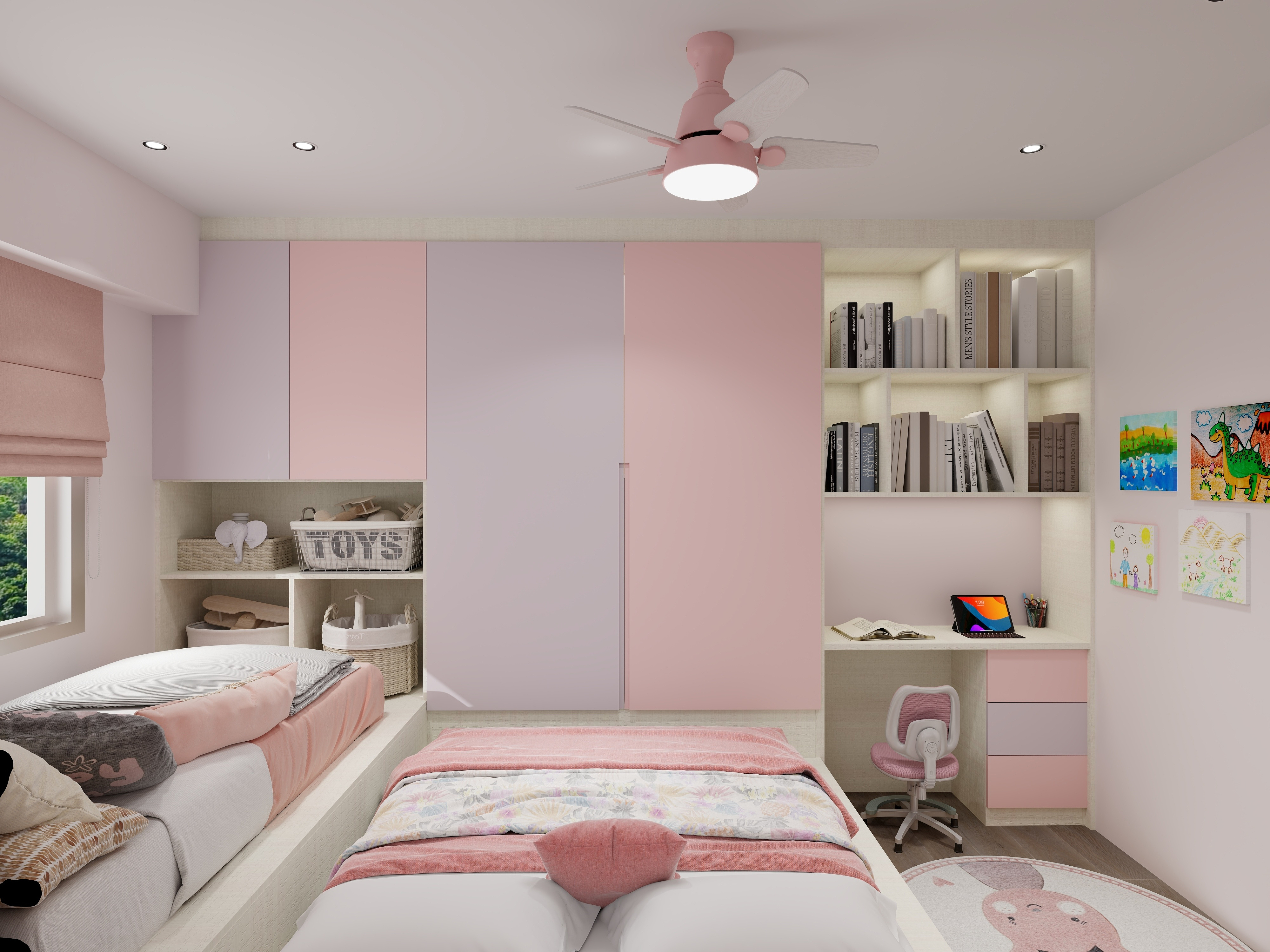 Joey.wong-darmidaughterroom-装修设计方案