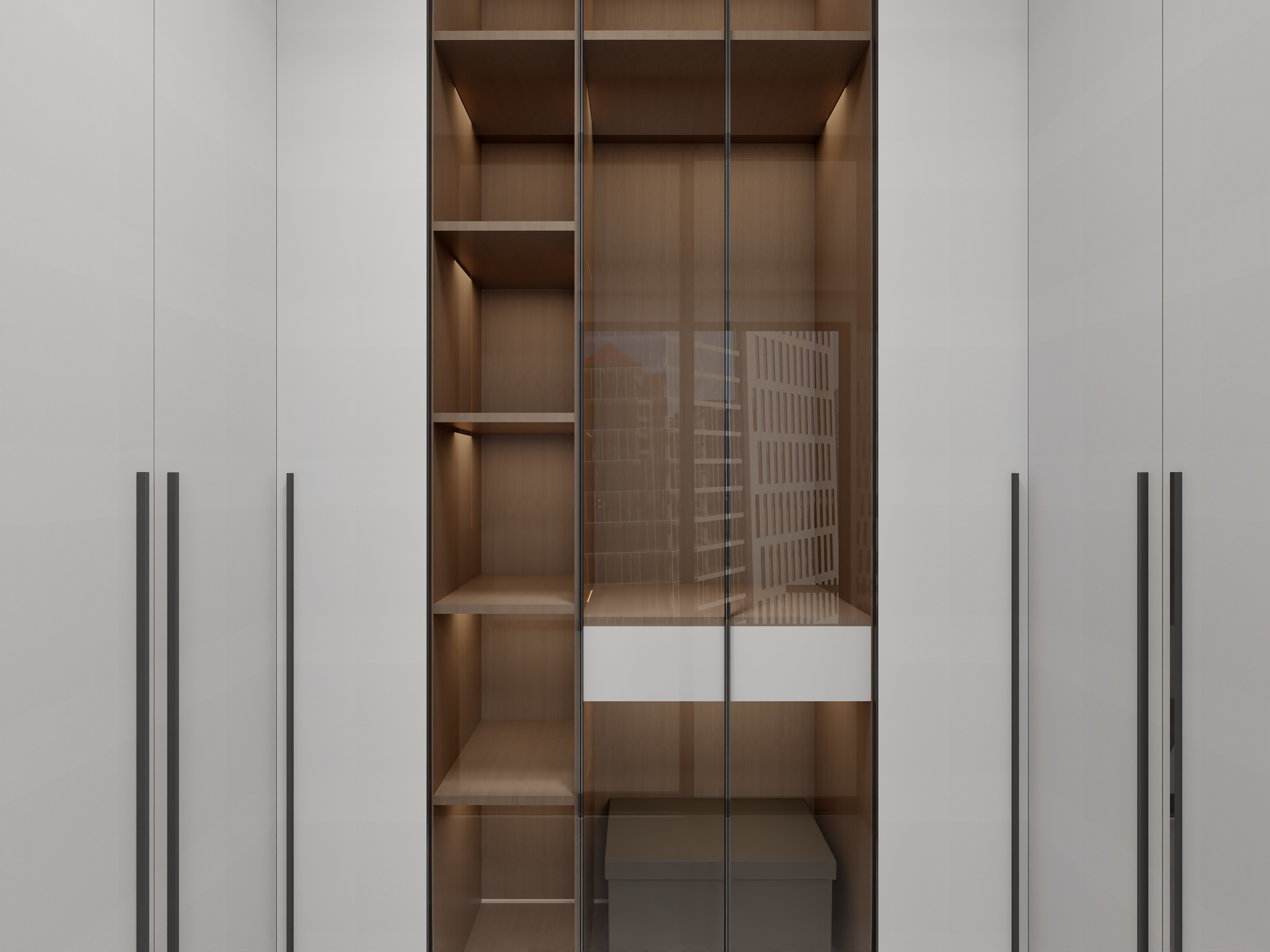 艺雅丽-93平现代简约轻奢 装修效果图