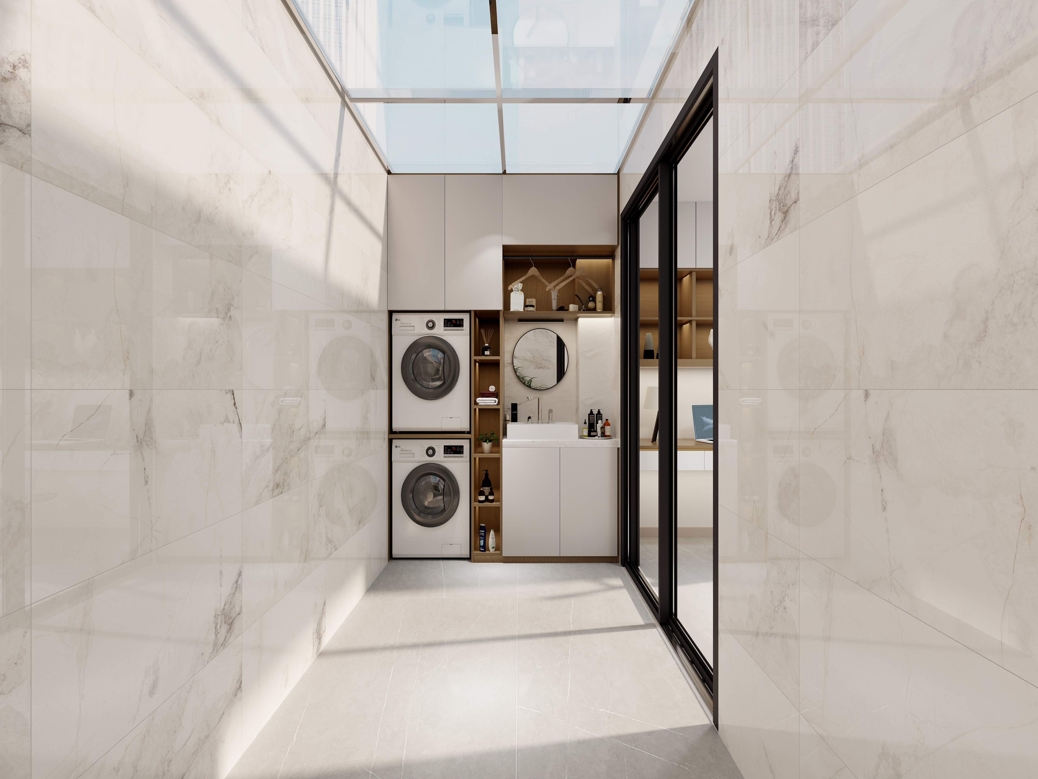 艺雅丽-93平现代简约轻奢 装修效果图