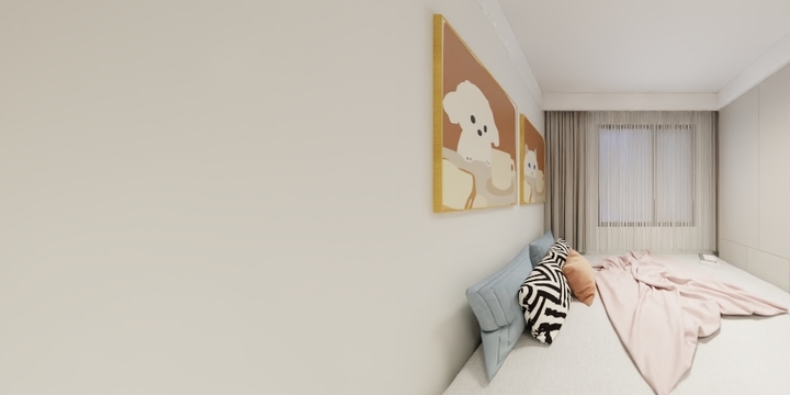 卷心菜-DS-皓元小区效果图二-装修设计方案