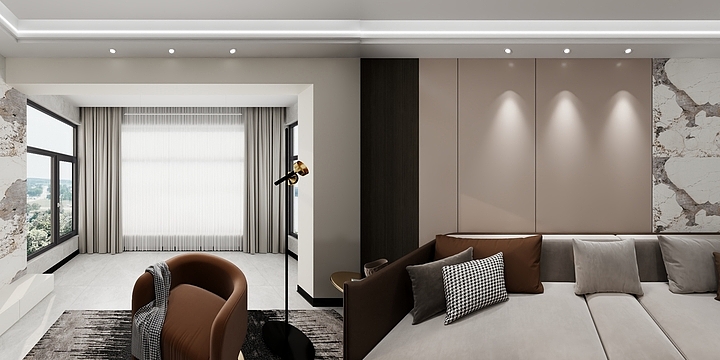 水韵设计装饰工作室-馨月湖-装修设计方案