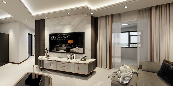 茶色添香Billzhang-祥云喜悦-装修设计方案