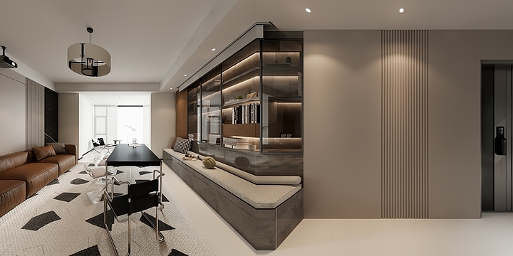 cc程珂-现代黑白-装修设计方案