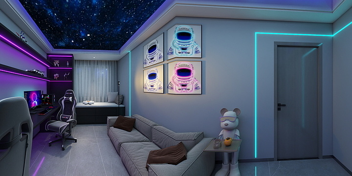 周鹏-电竞单间-装修设计方案