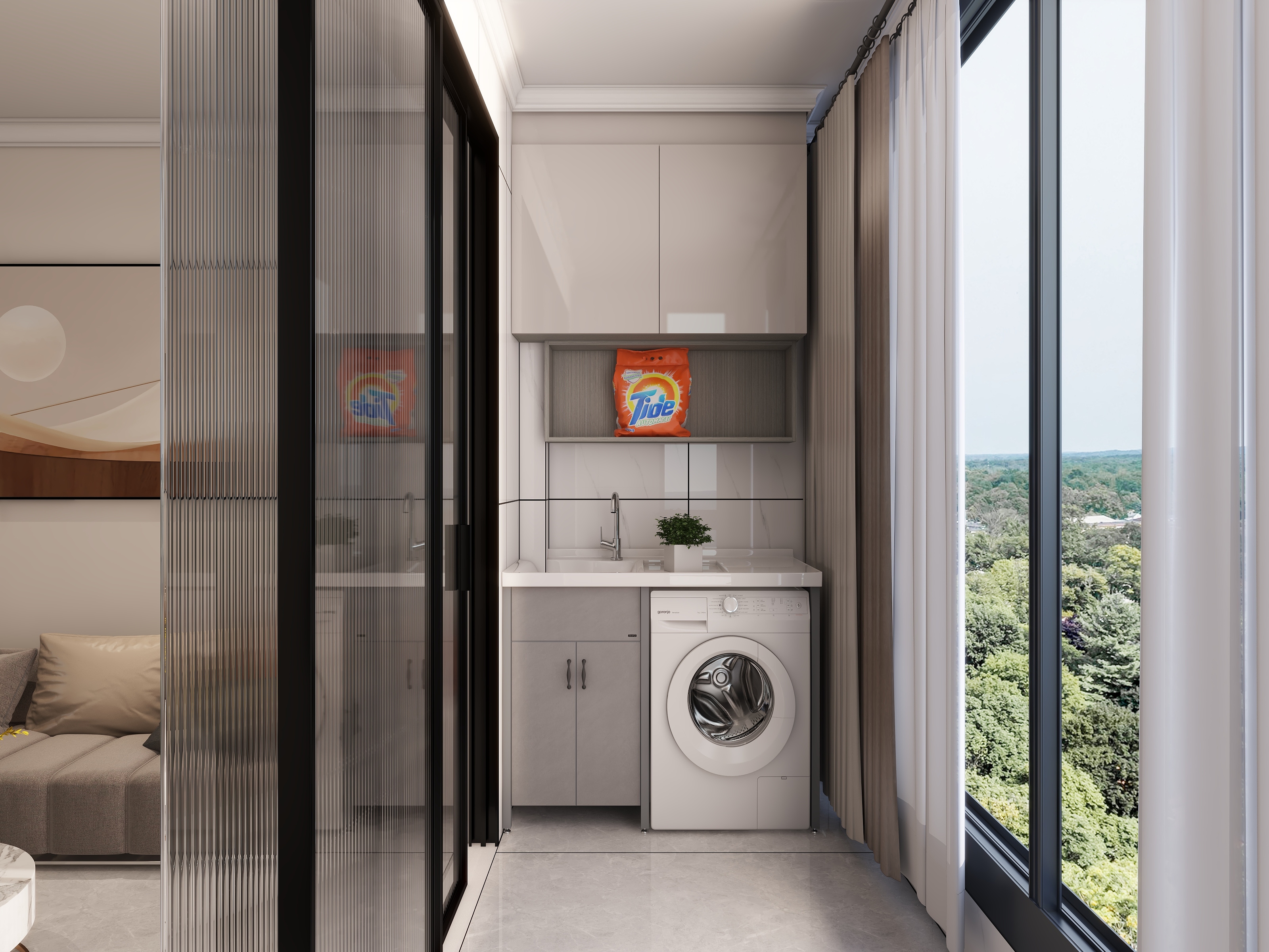 设计裴工UZFA-恒大帝景108㎡3室-装修设计方案