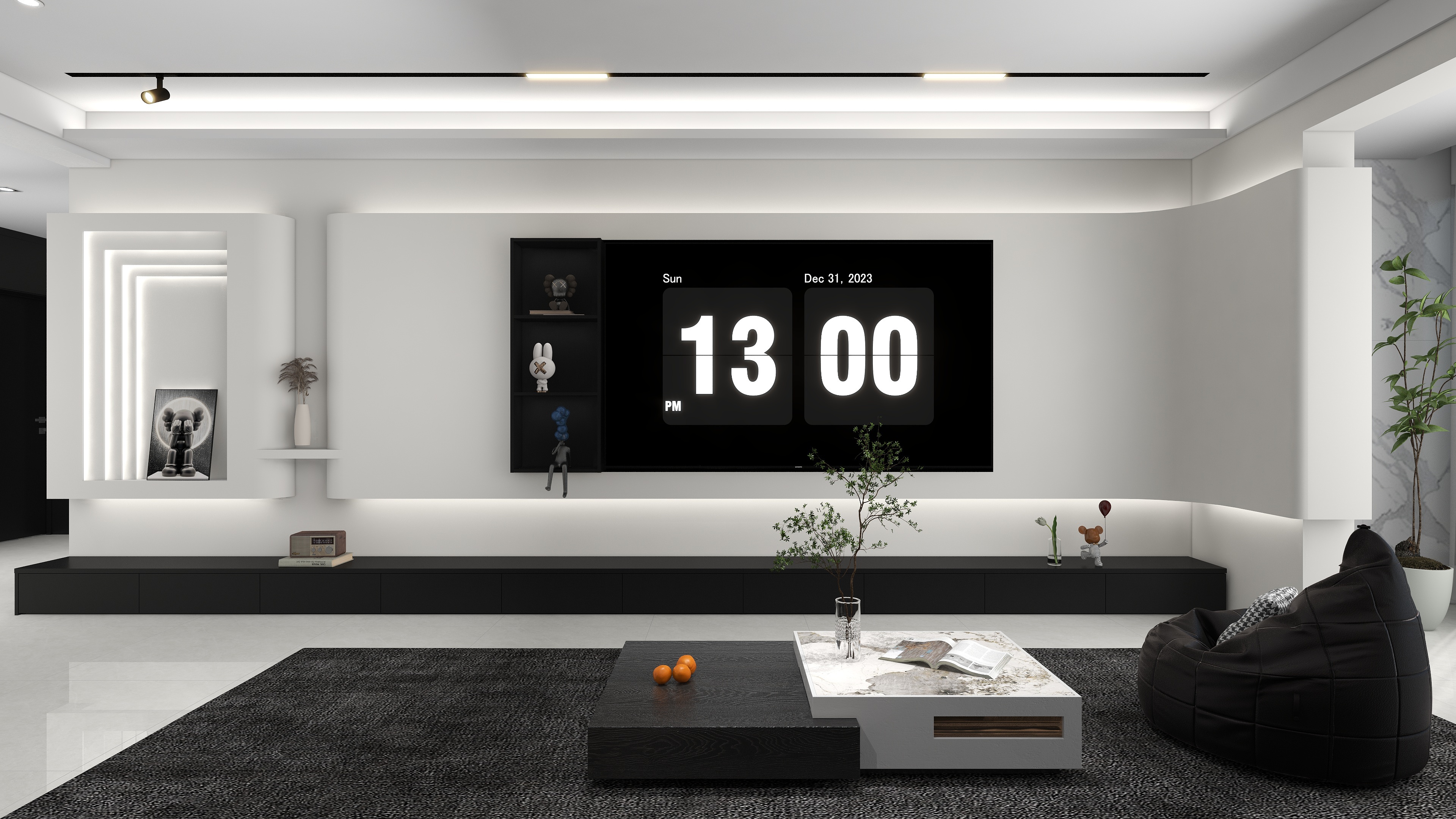 内黄好莱客-枣乡花园124㎡3室-装修设计方案