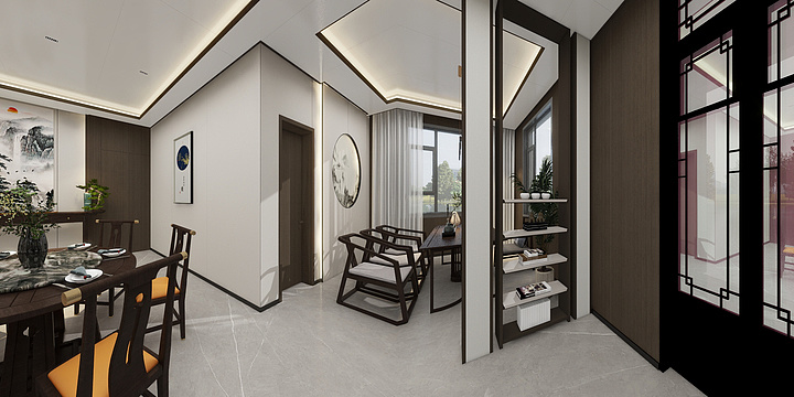 马鞍山高端别墅洋房顶墙定制-博望自建别墅方案5.15.修改方案二-装修设计方案