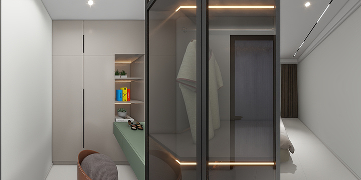 向前看@-滨江一号效果图-装修设计方案