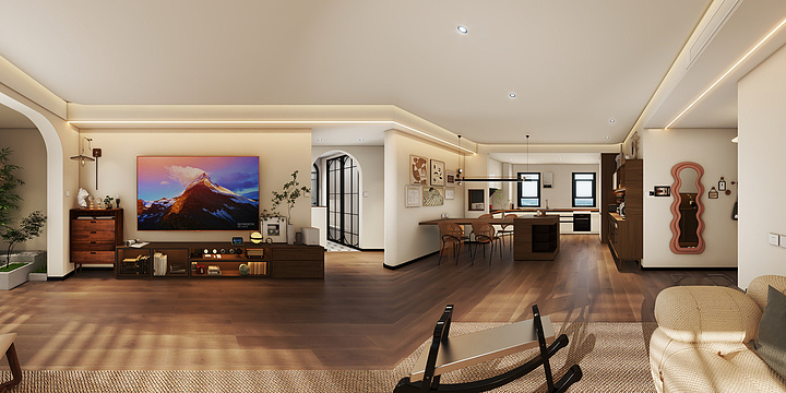 屋润百年-半山云境138-13-3-1602-装修设计方案