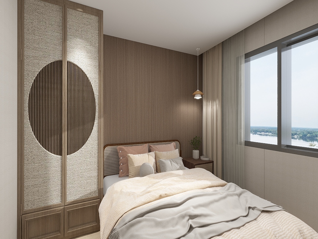 全景效果图millie-二单元民宿方案-乳胶漆墙面-装修设计方案