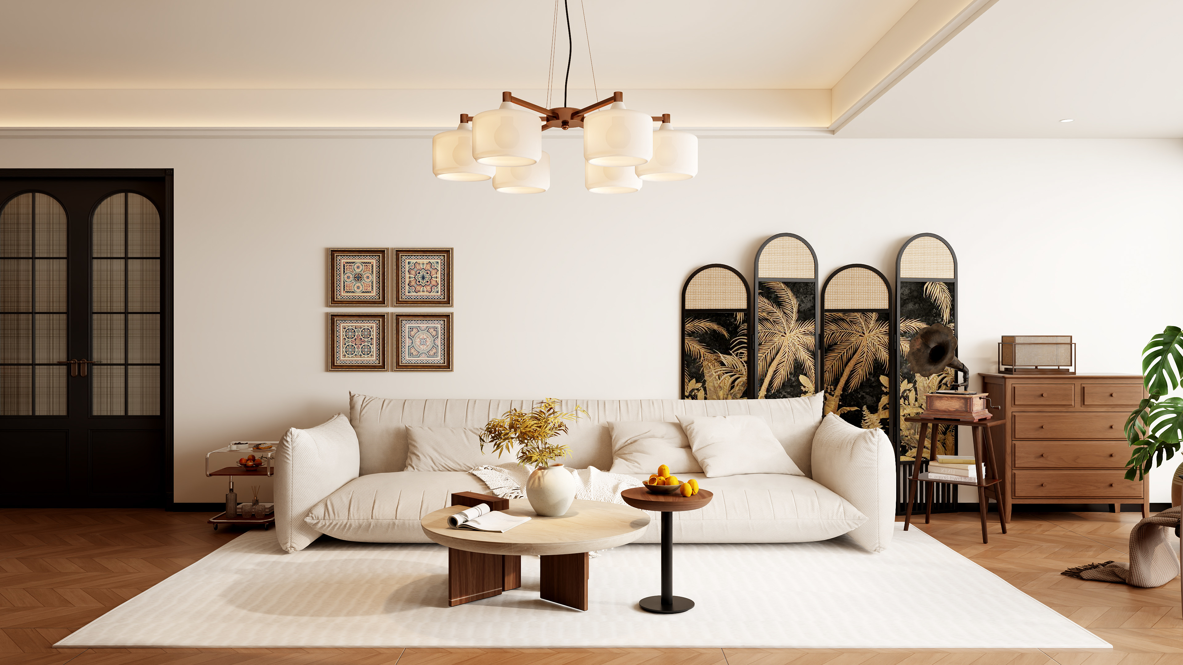 有点设计事务所-伴山悦城162㎡装修效果图