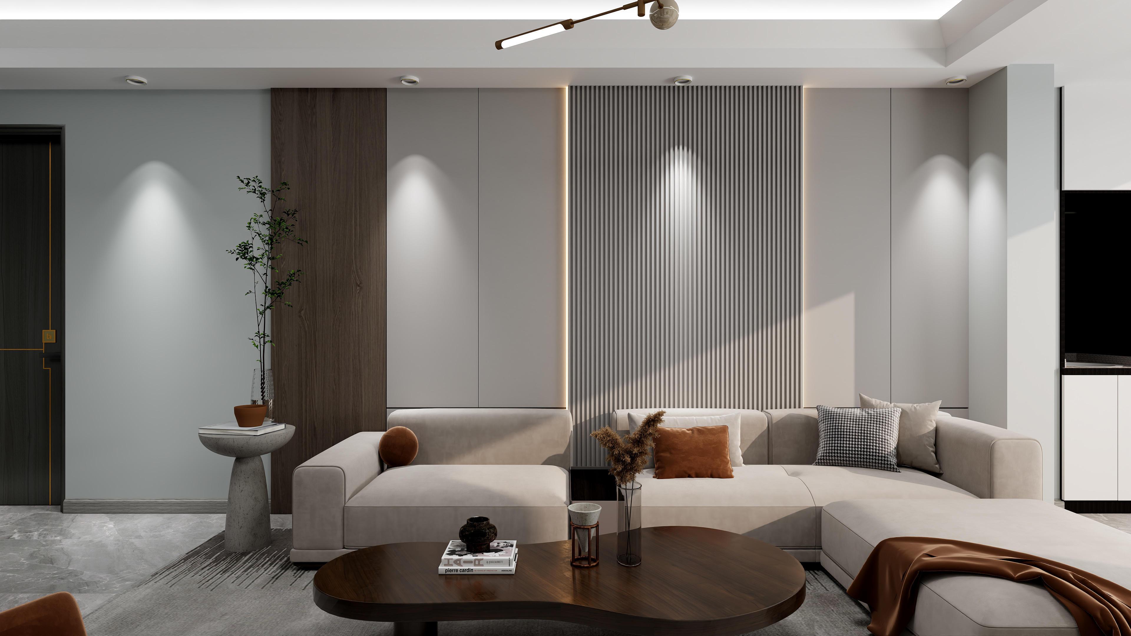 居-里-贝蒙涪江郡99㎡现代轻奢-装修设计方案