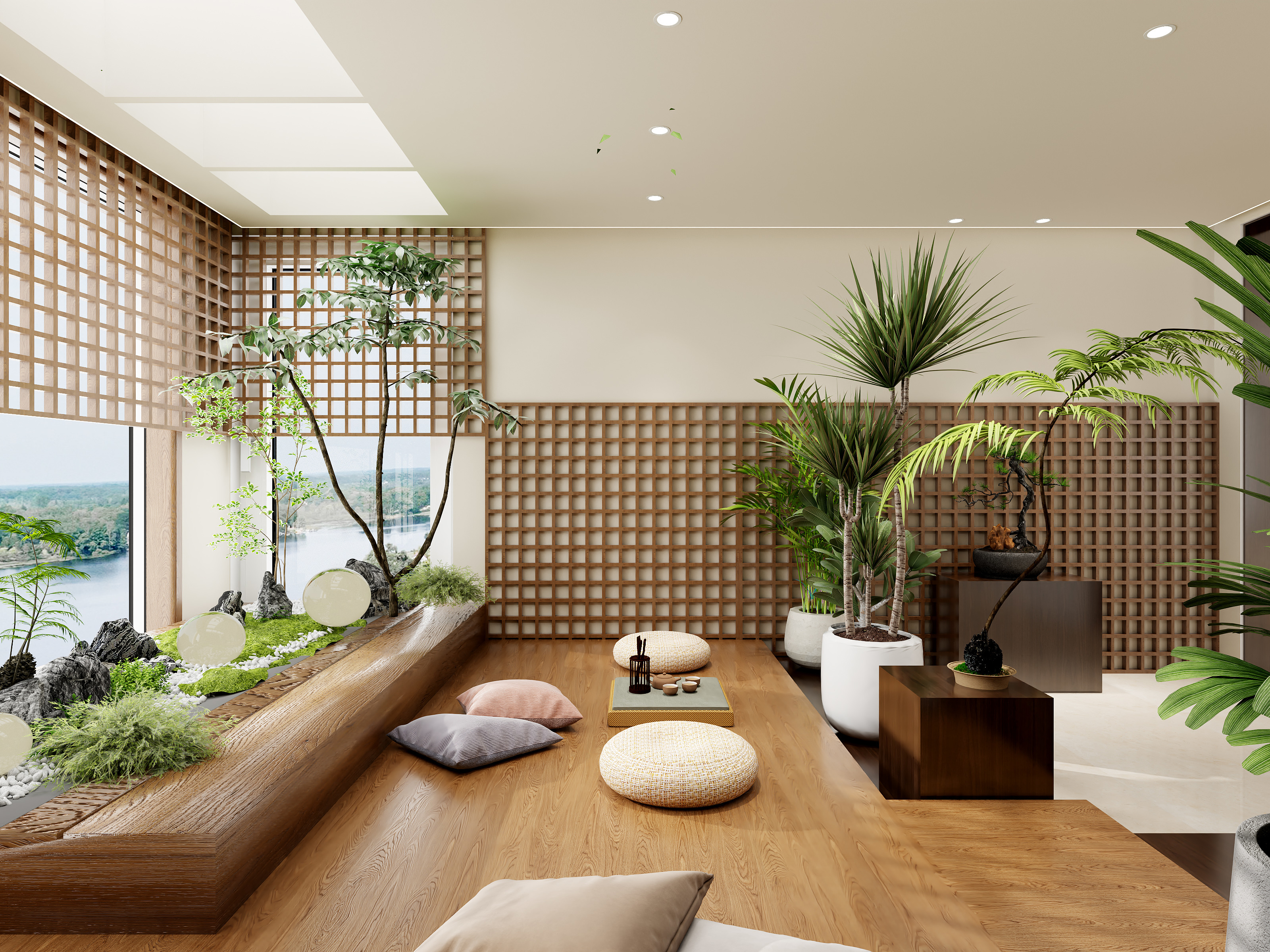 老吕qjBu-观府壹号现代中式-老两口的退休生活装修效果图