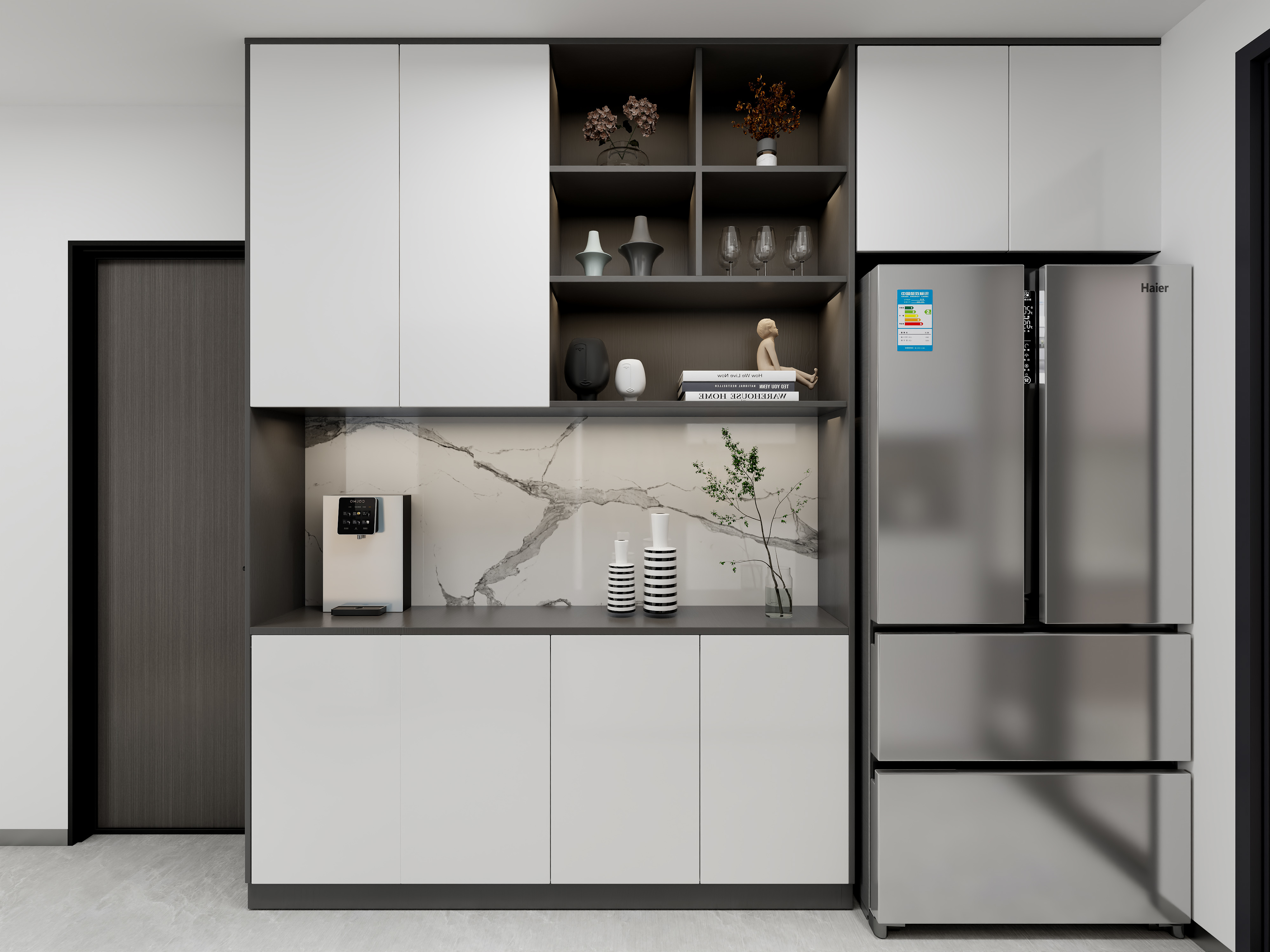 艺雅丽-103平极简风格装修效果图