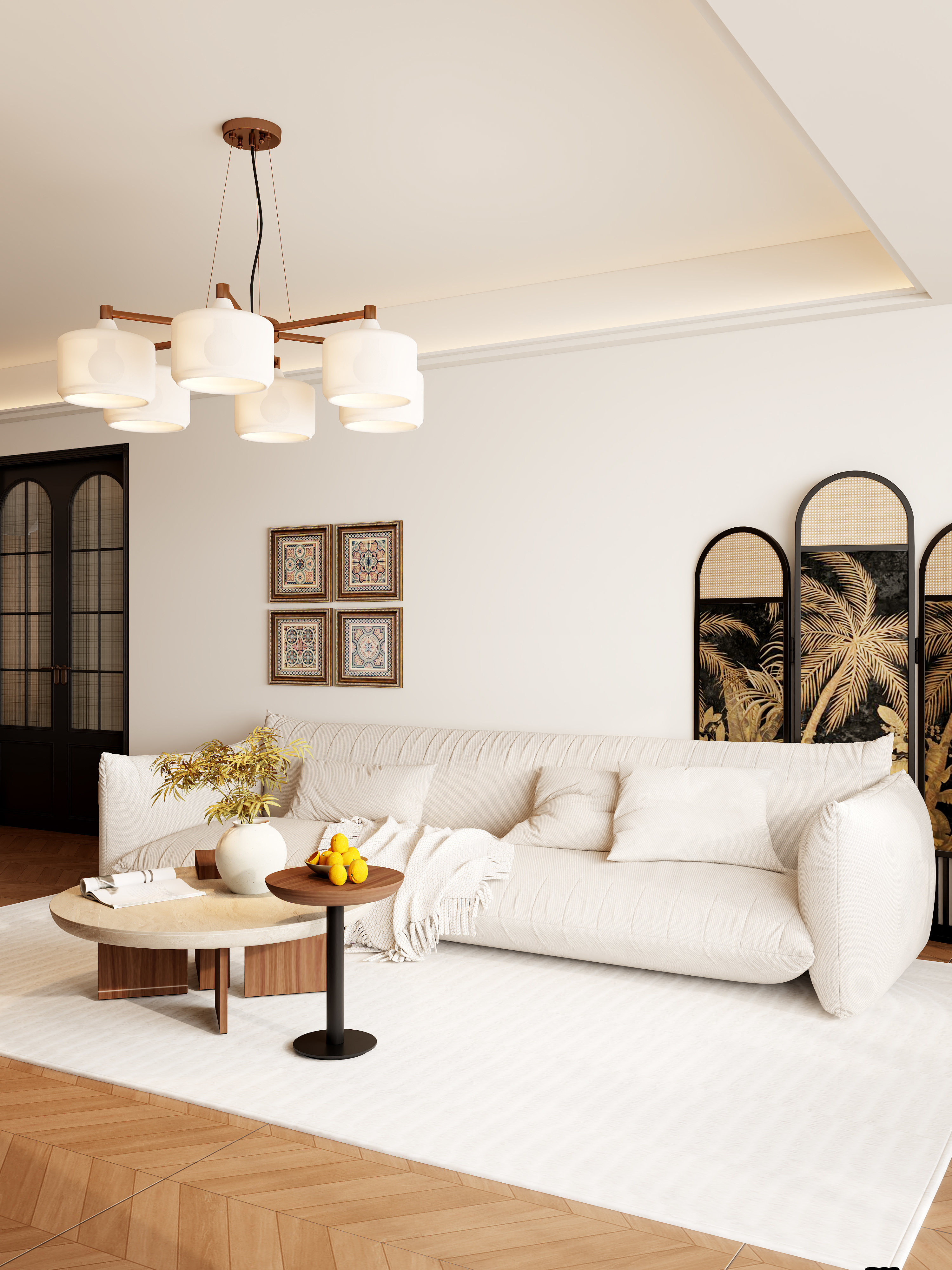 有点设计事务所-伴山悦城162㎡装修效果图