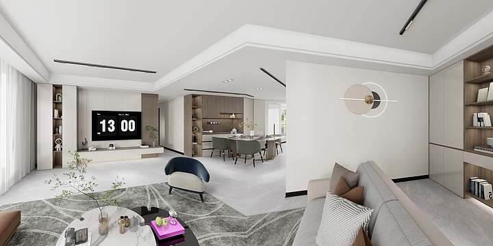 一个设计师呀-海滨假日-装修设计方案