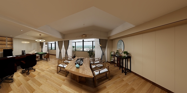 Victory伟涛-金石字画办公室-装修设计方案