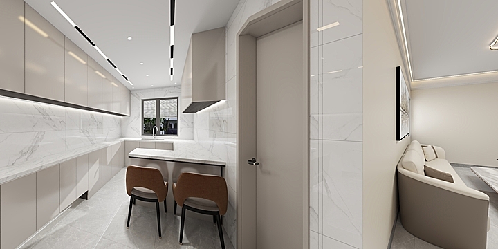 张强-卧云新村客餐厅-装修设计方案