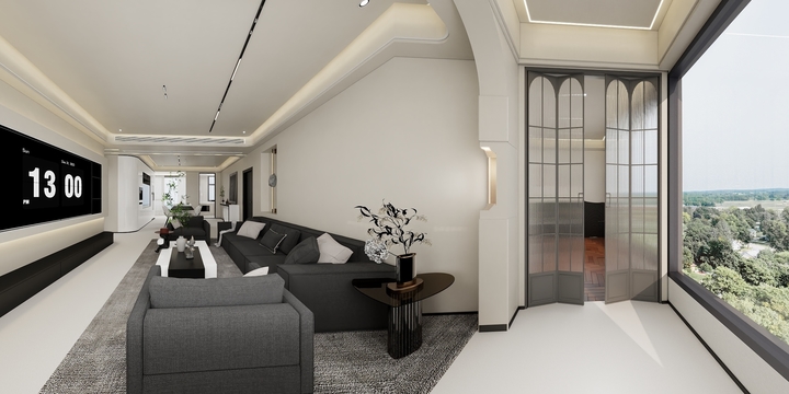 设计师陈玲LUEB-水润上清苑16号楼，6楼施工图-装修设计方案