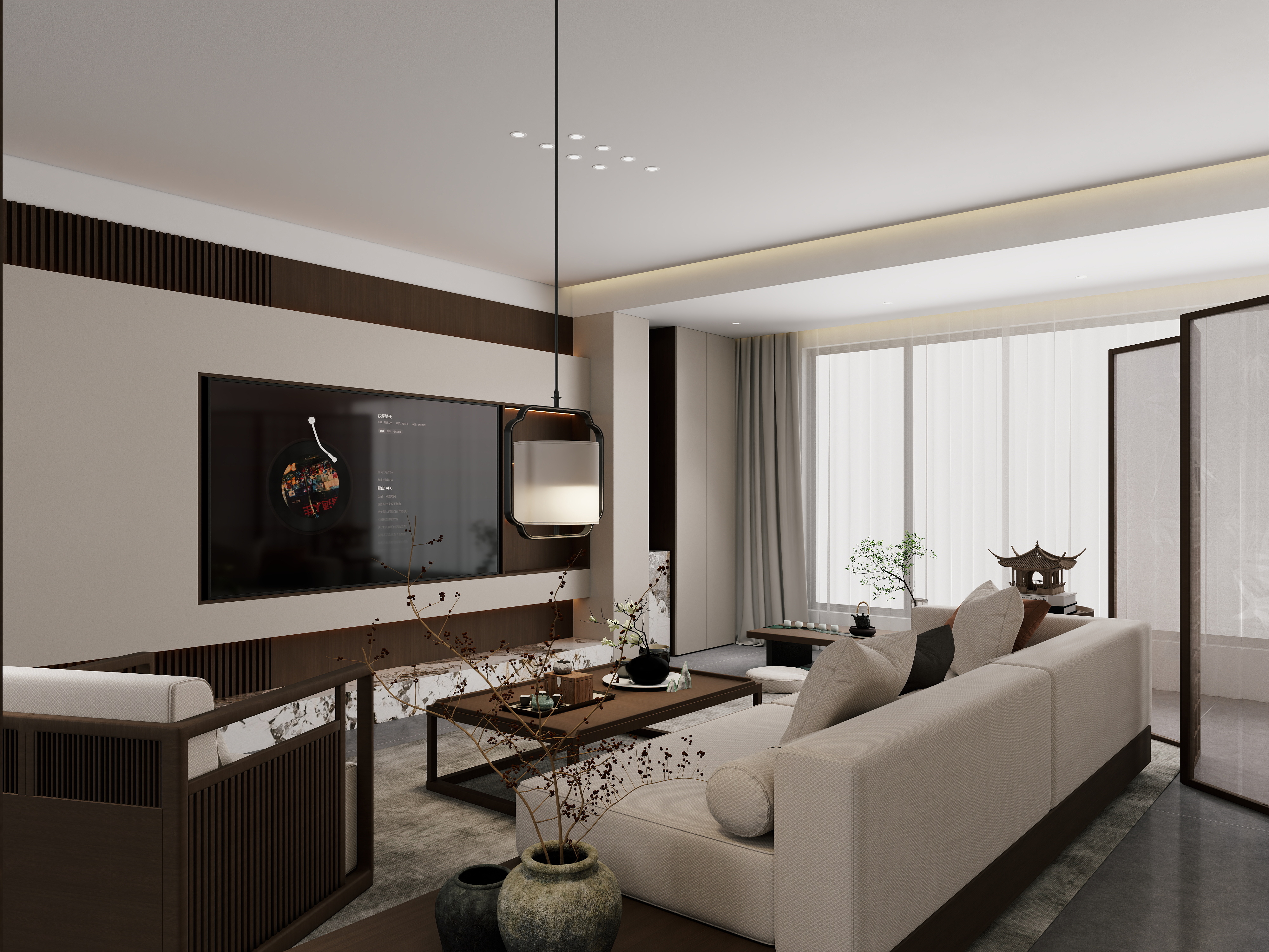 冀川空间-美巢装饰 壹品兰亭 新中式-装修设计方案