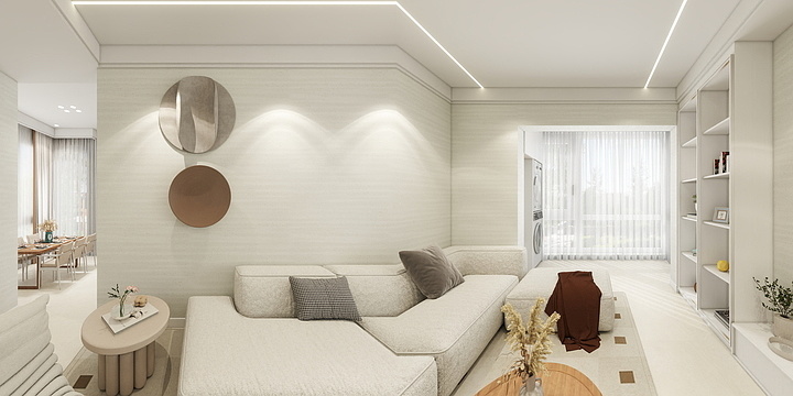 DESIGNRANY-简约风-高管公寓11C-装修设计方案