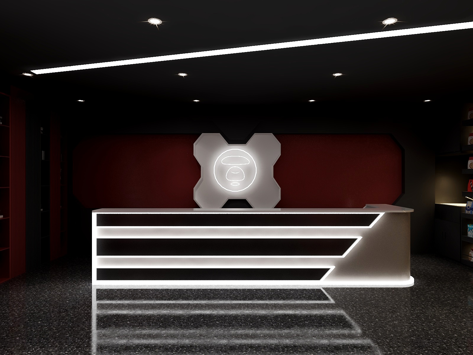 湛智华-工装电竞酒店854平装修效果图