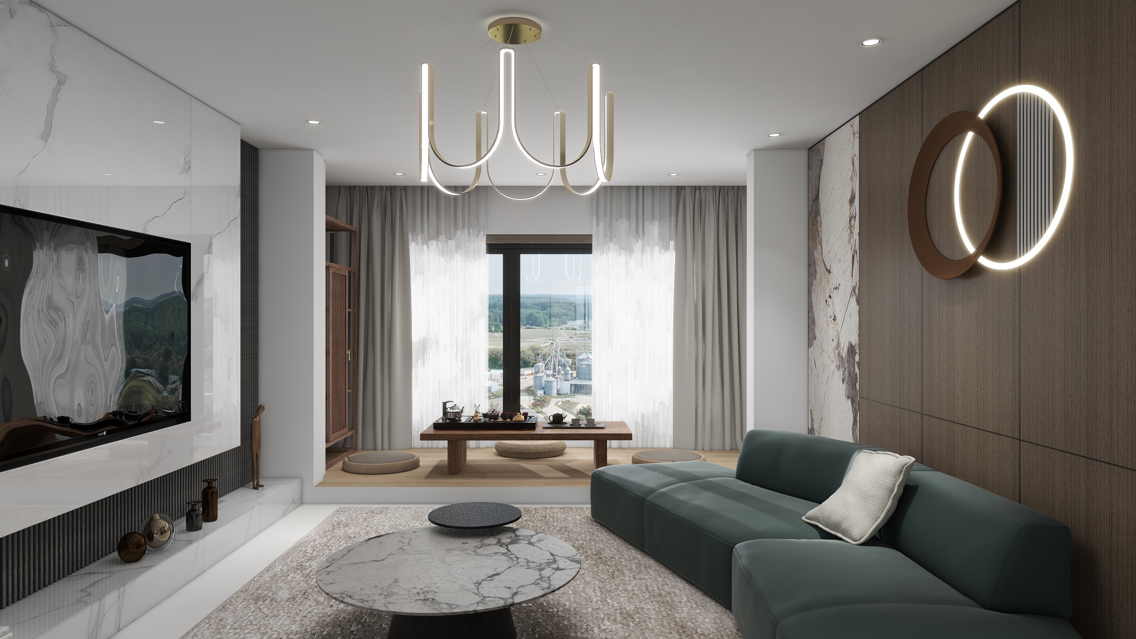 皓月映空千里明-荣安府-装修设计方案