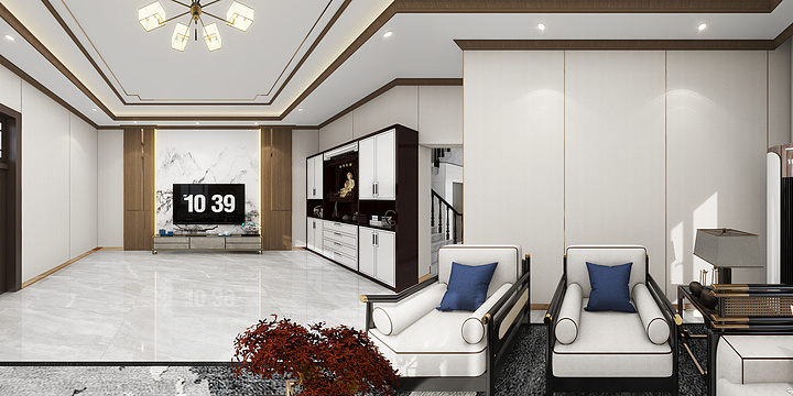 南宁经营部4-5-14-仓库新中式-装修设计方案