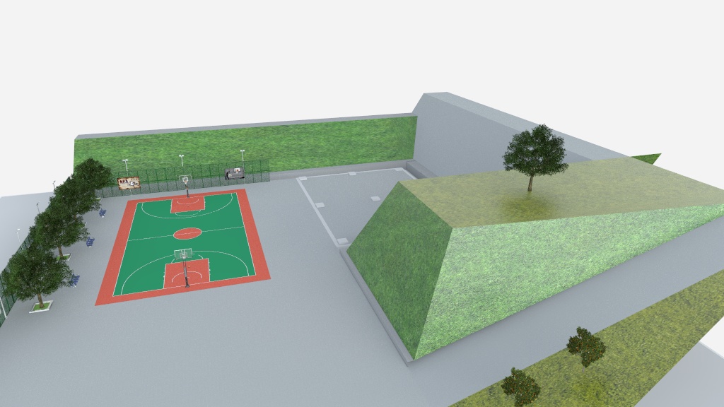 AI永明设计-篮球场改造-装修设计方案