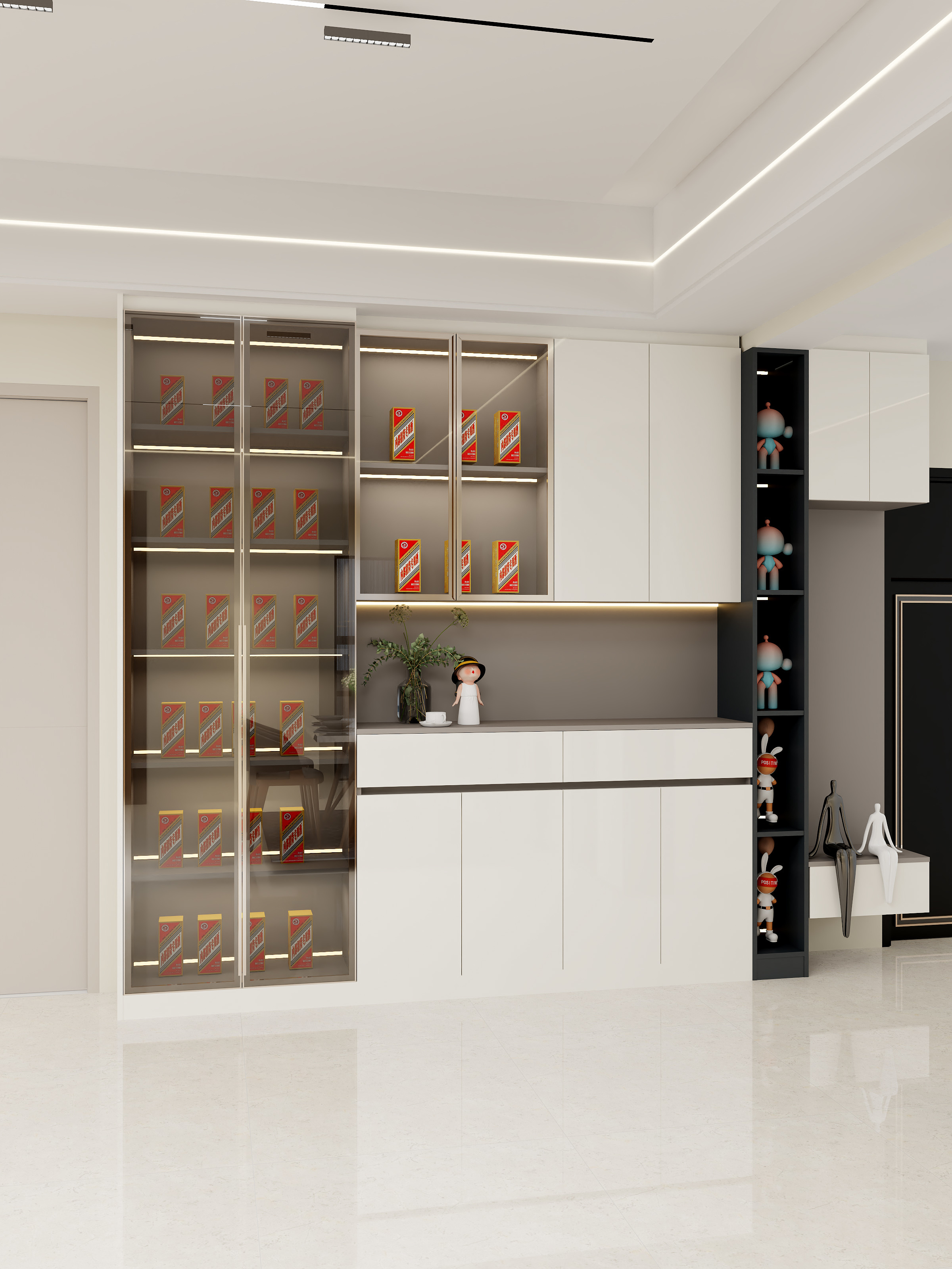 袁娟ioly-融创枫丹公馆138㎡3室-装修设计方案