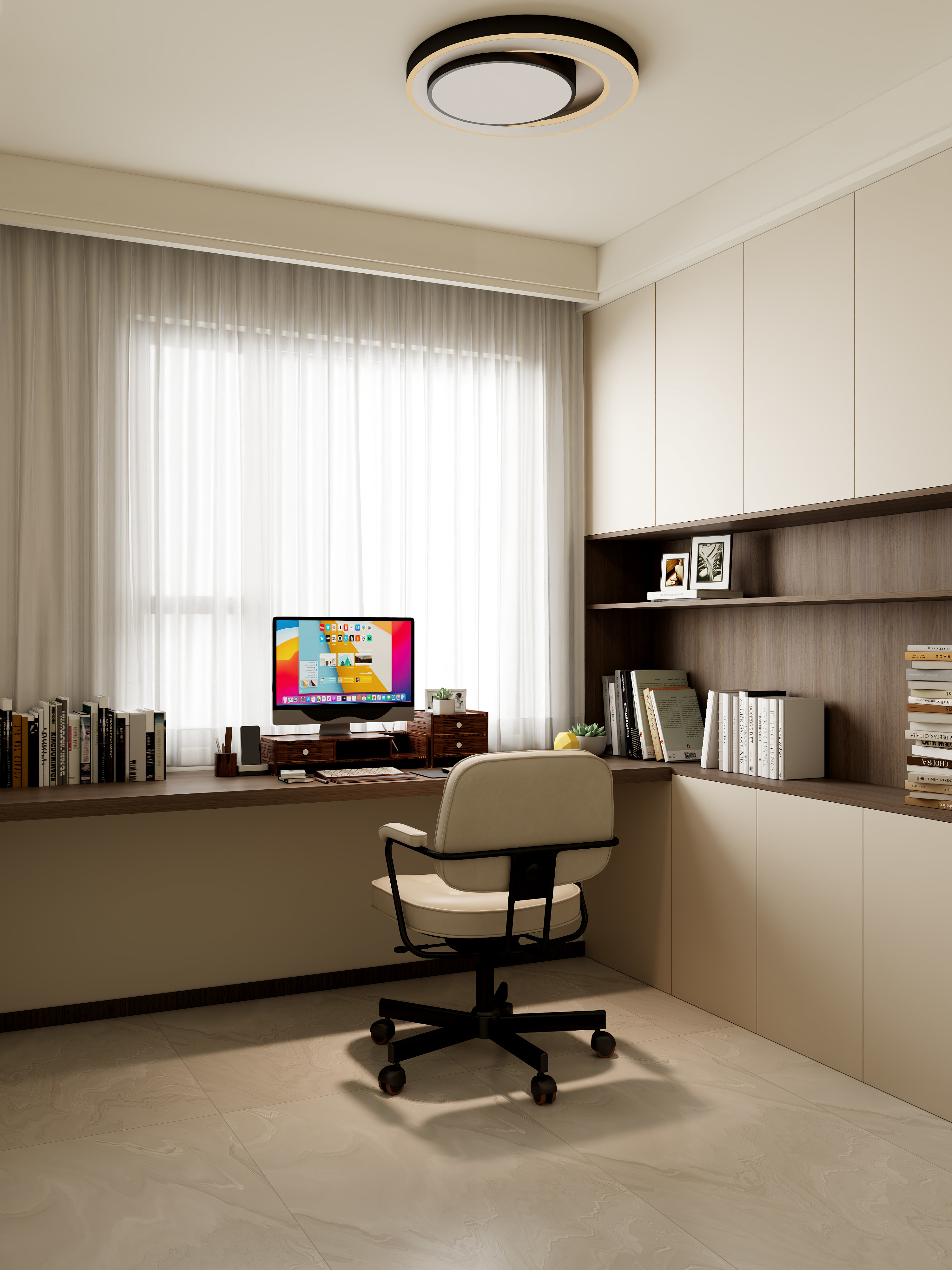 有点设计事务所-万科星光107㎡装修效果图