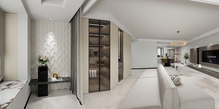 睿美家-首创119户型-装修设计方案