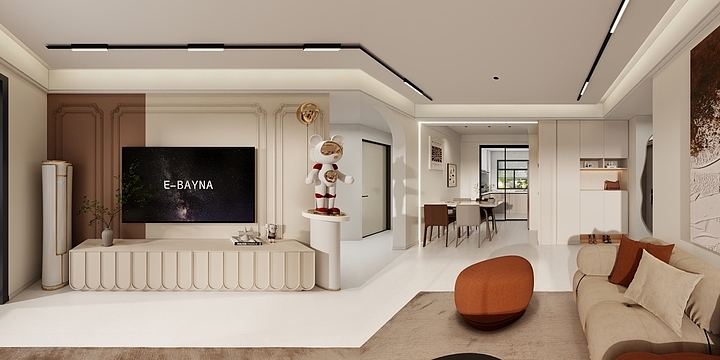 ----空间设计-108㎡3室-装修设计方案