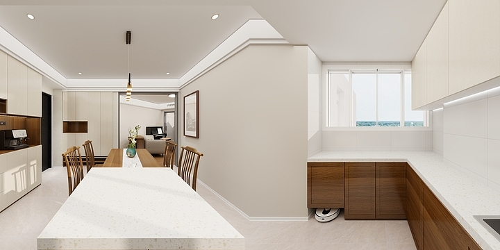 丨杨设计丨-天河区体育东路名雅苑清晖台1503房-装修设计方案