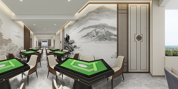 设计师-得波-邓府休闲庄第二层-装修设计方案