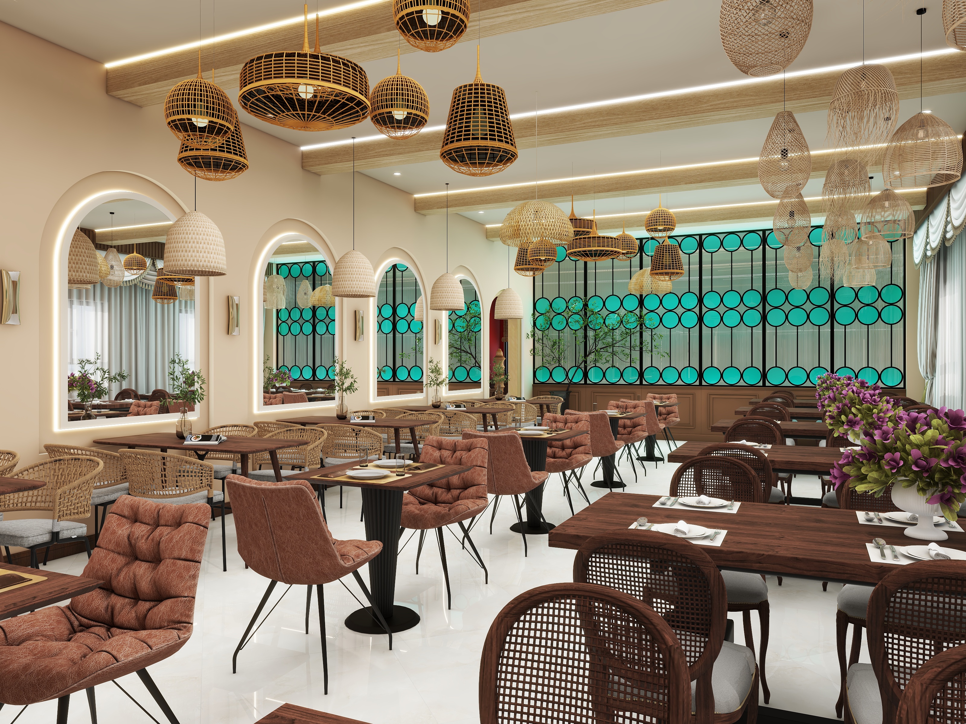 设计一喵-一层平面图+超市+餐厅一楼-装修设计方案