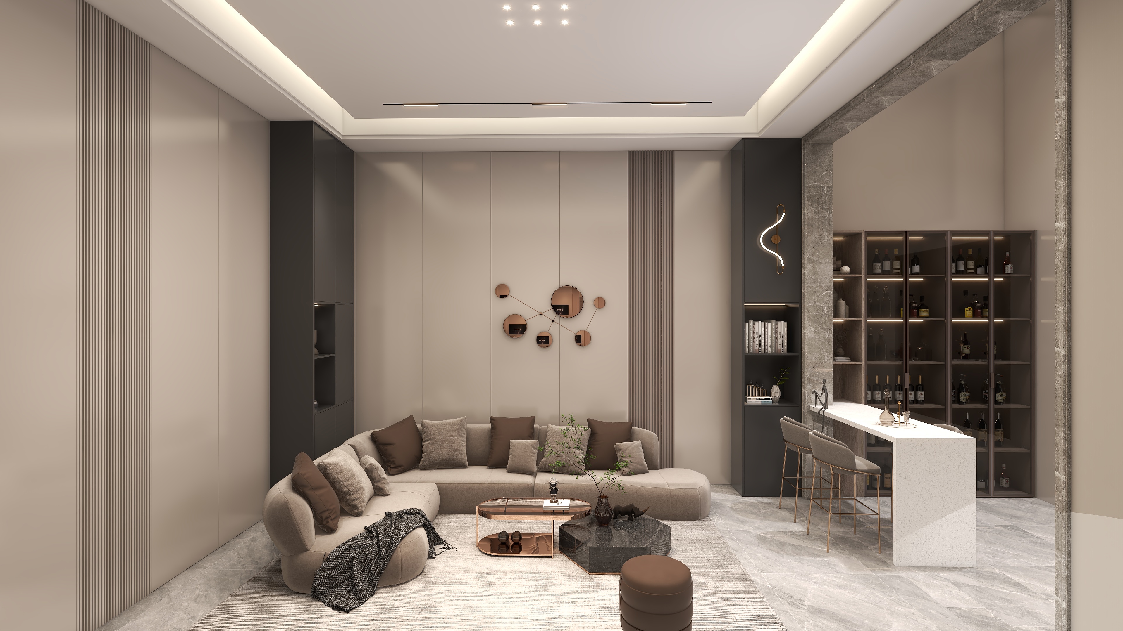 西舞全屋定制-荣盛智慧城市中心63㎡-装修设计方案