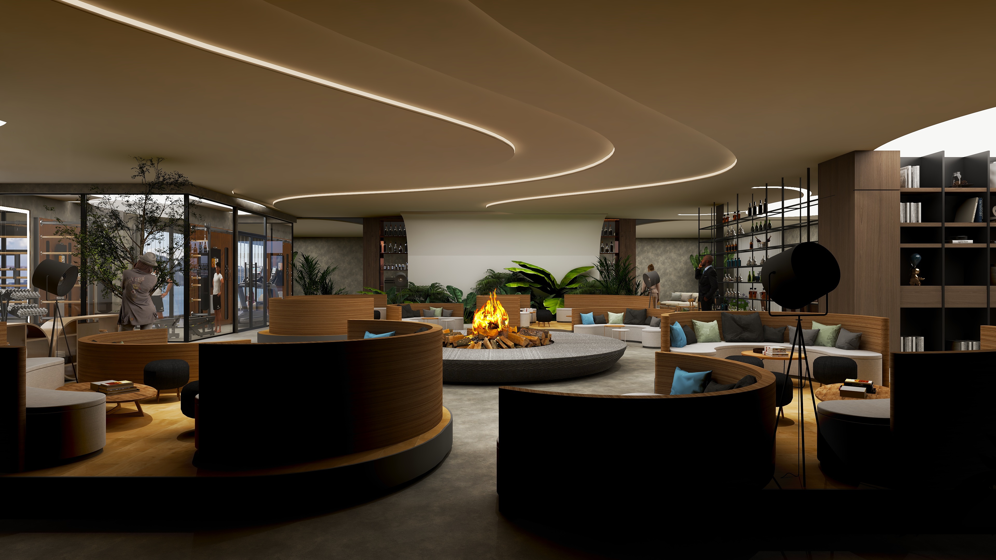 杨阳design-露营大厅3-装修设计方案