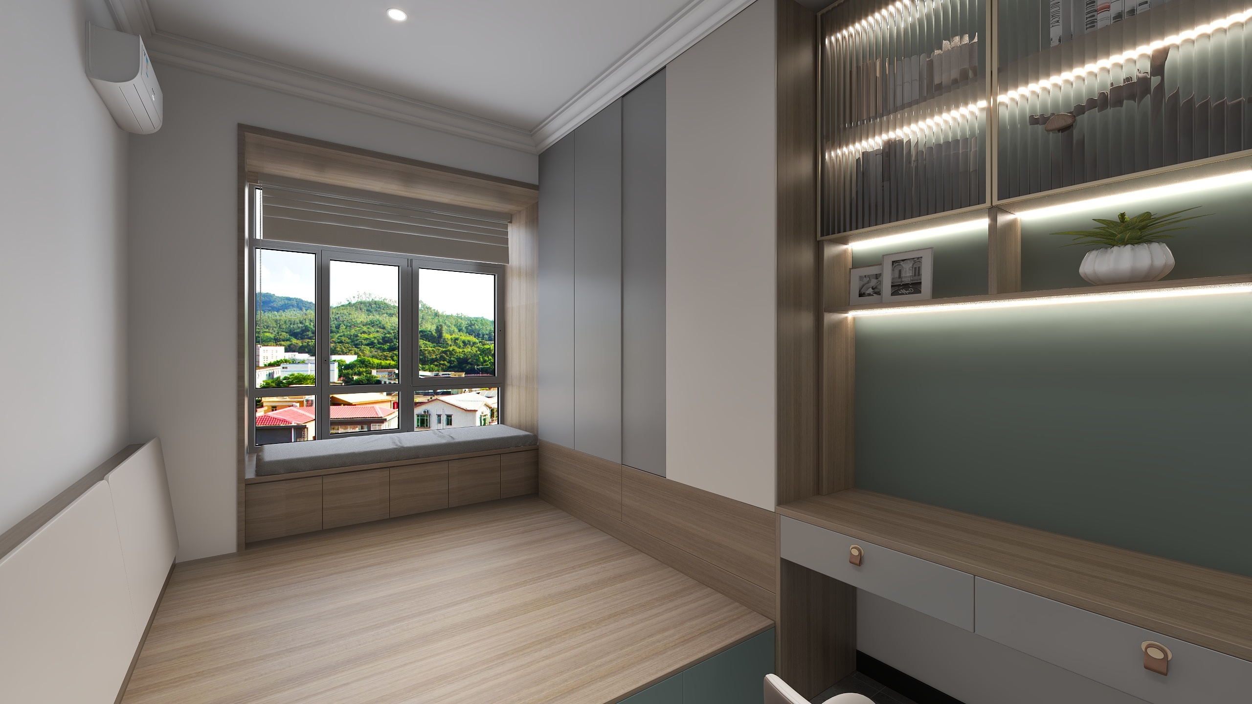 XINGGUANG-90㎡3室装修效果图