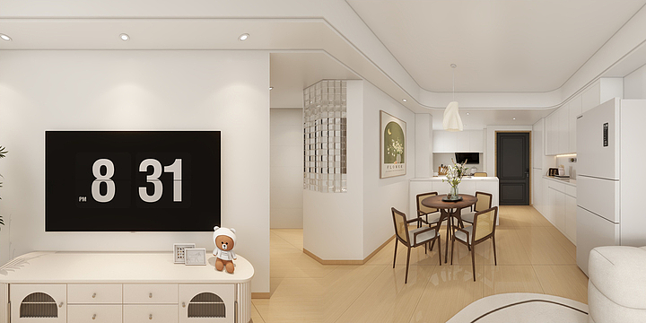 OP.颜墨-润达城5期2-1-1102房 叶美女效果图-装修设计方案