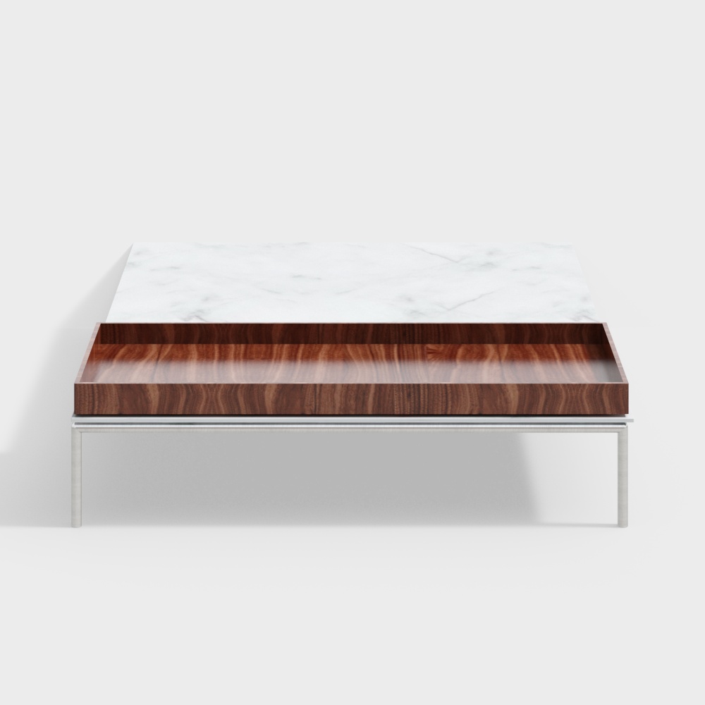 Cassina MEX HI TAVOLINO Marble coffee table3D模型