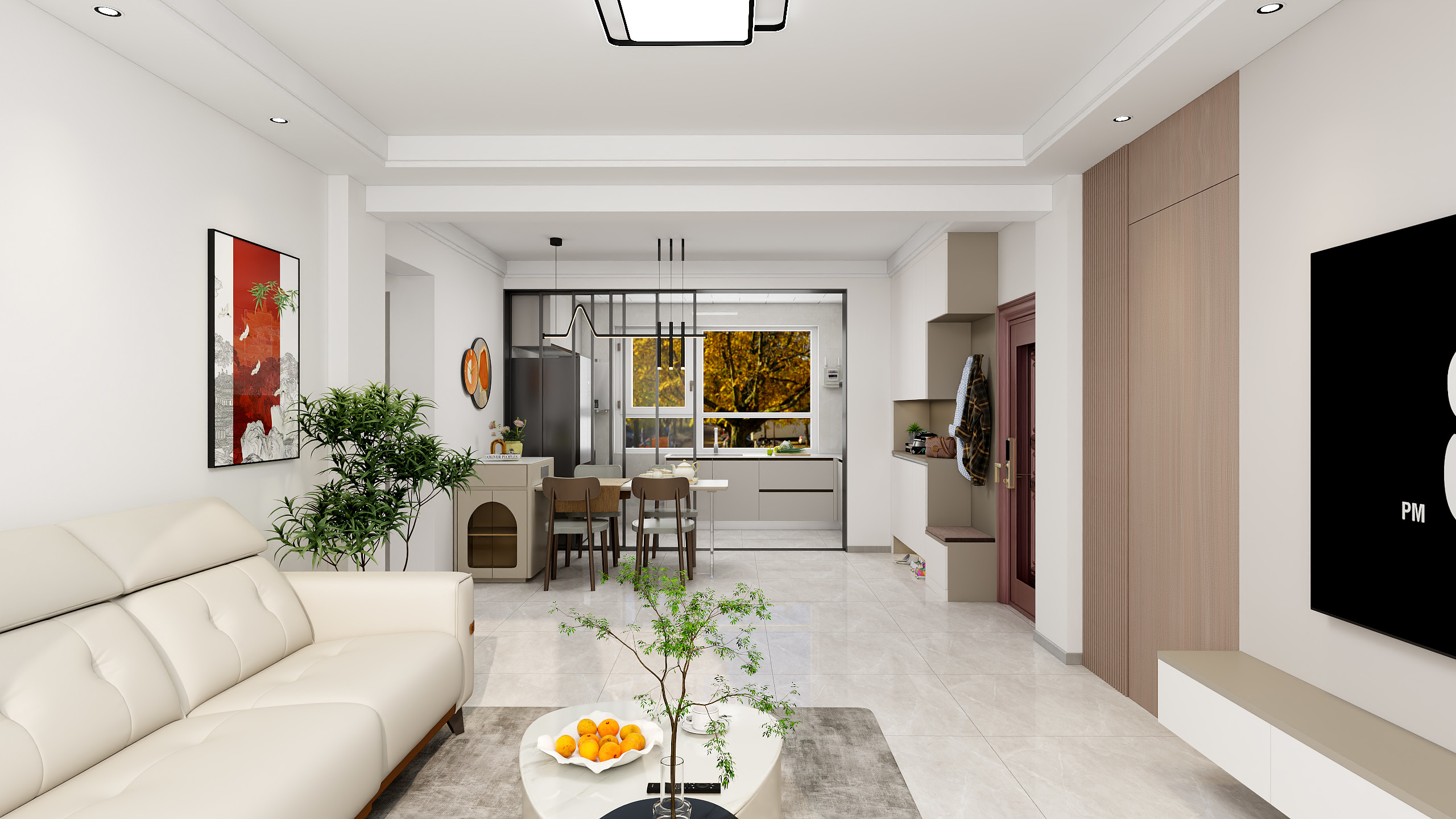 亦初视觉-朝晖小区100平-现代风格-装修设计方案