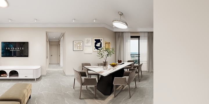 一凡山水-合景天樾四季16-1401-装修设计方案