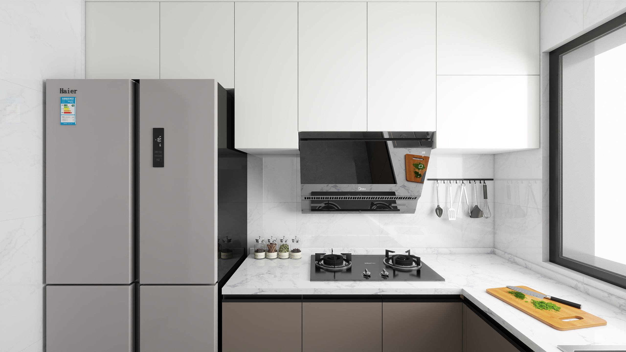 後宅-中东路1号院180㎡2室装修效果图