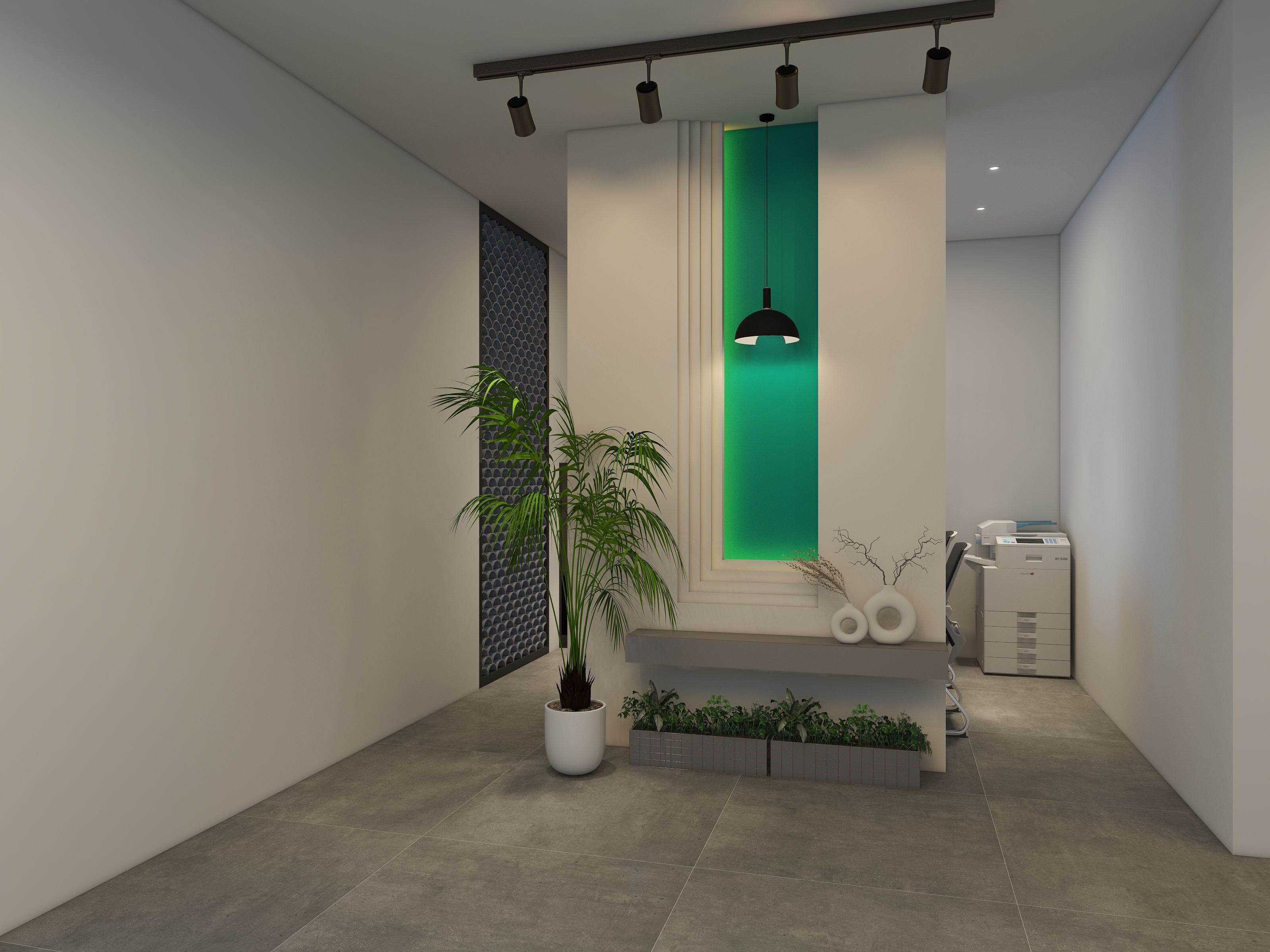 带墨镜看太阳-公司前厅-02-装修设计方案