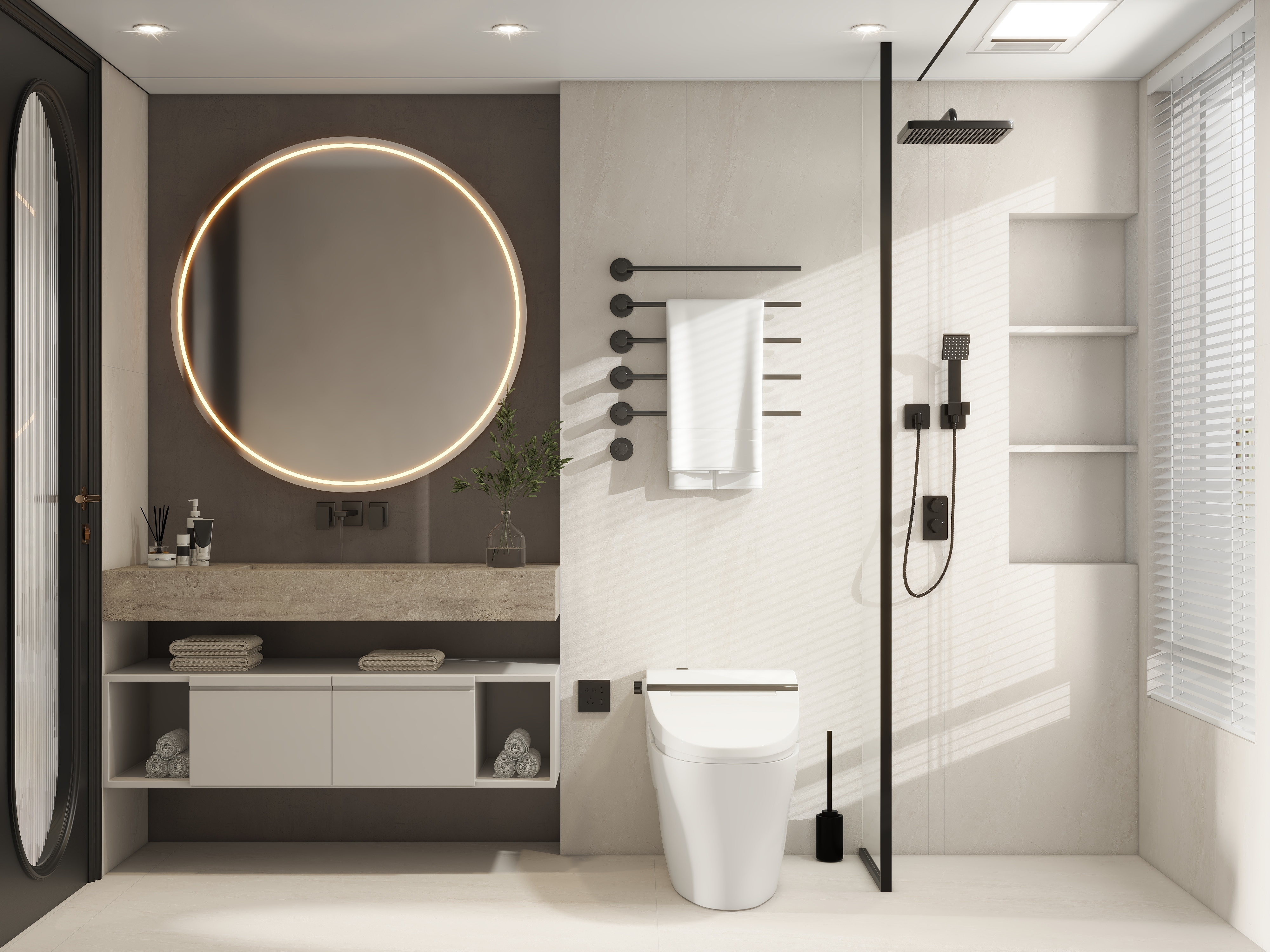 设计师珂源-万科云城107㎡4室装修效果图