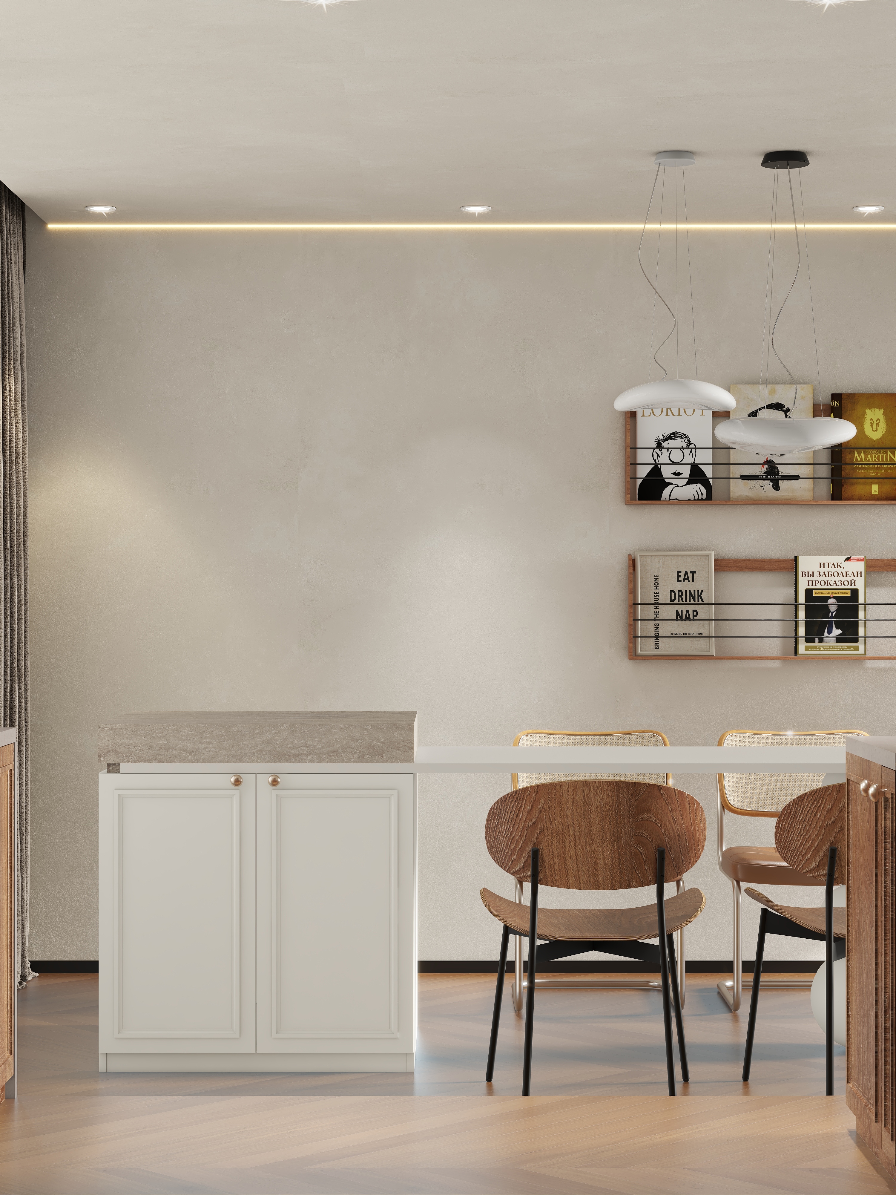 设计师珂源-万科云城107㎡4室装修效果图