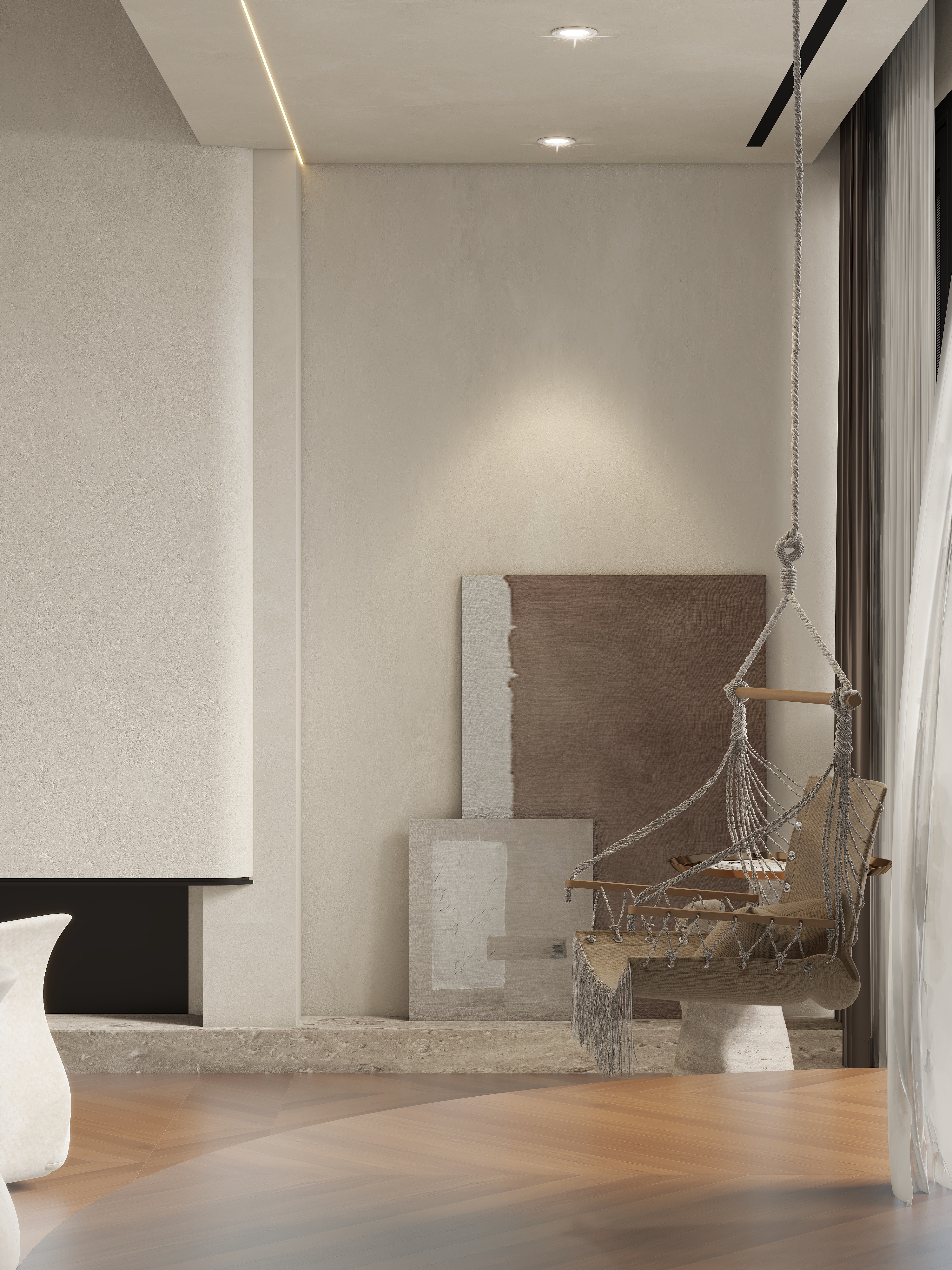 设计师珂源-万科云城107㎡4室装修效果图