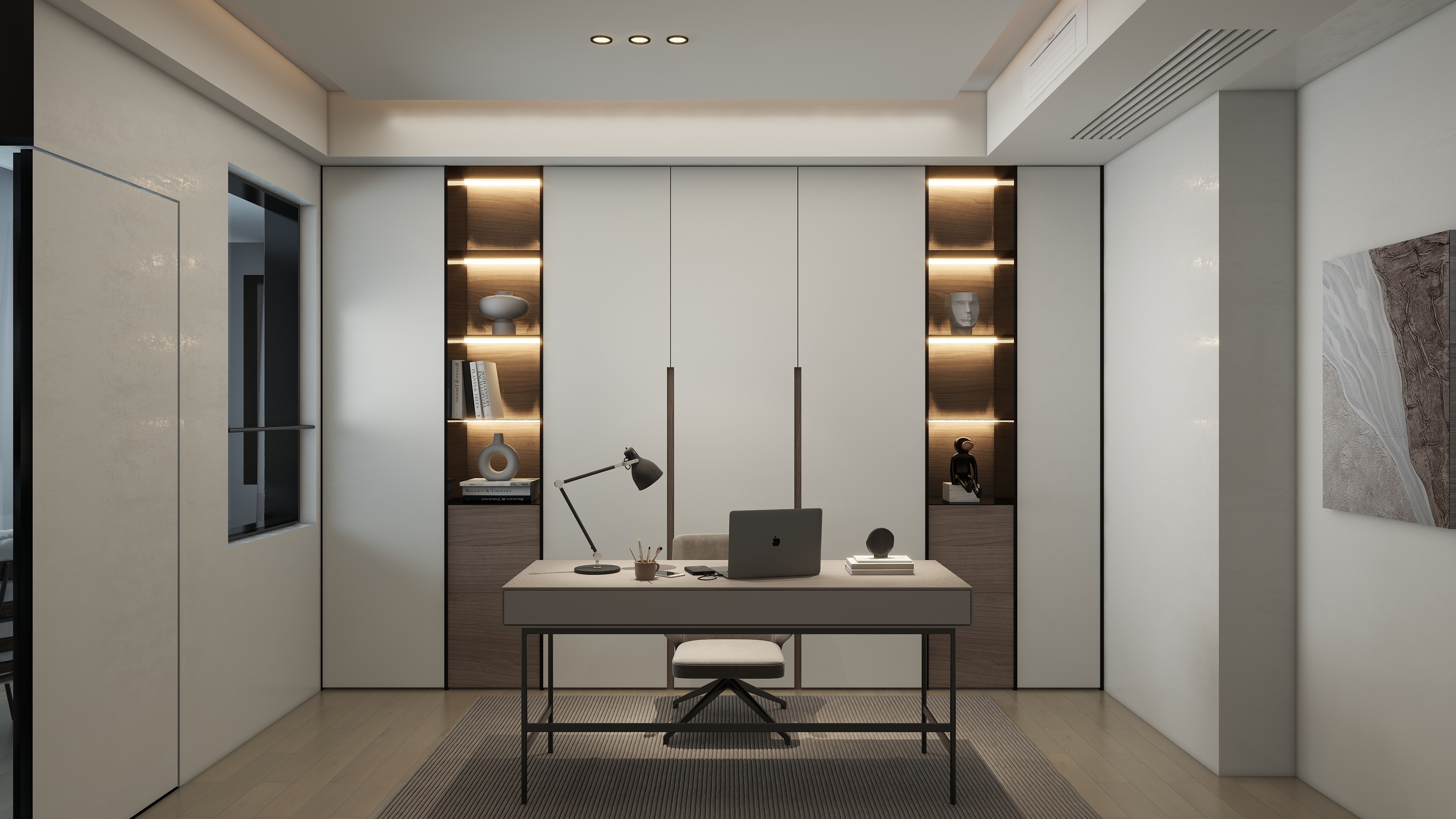 大金空调官方-简境-纯净生活的美学之旅-150㎡原木简约风装修效果图