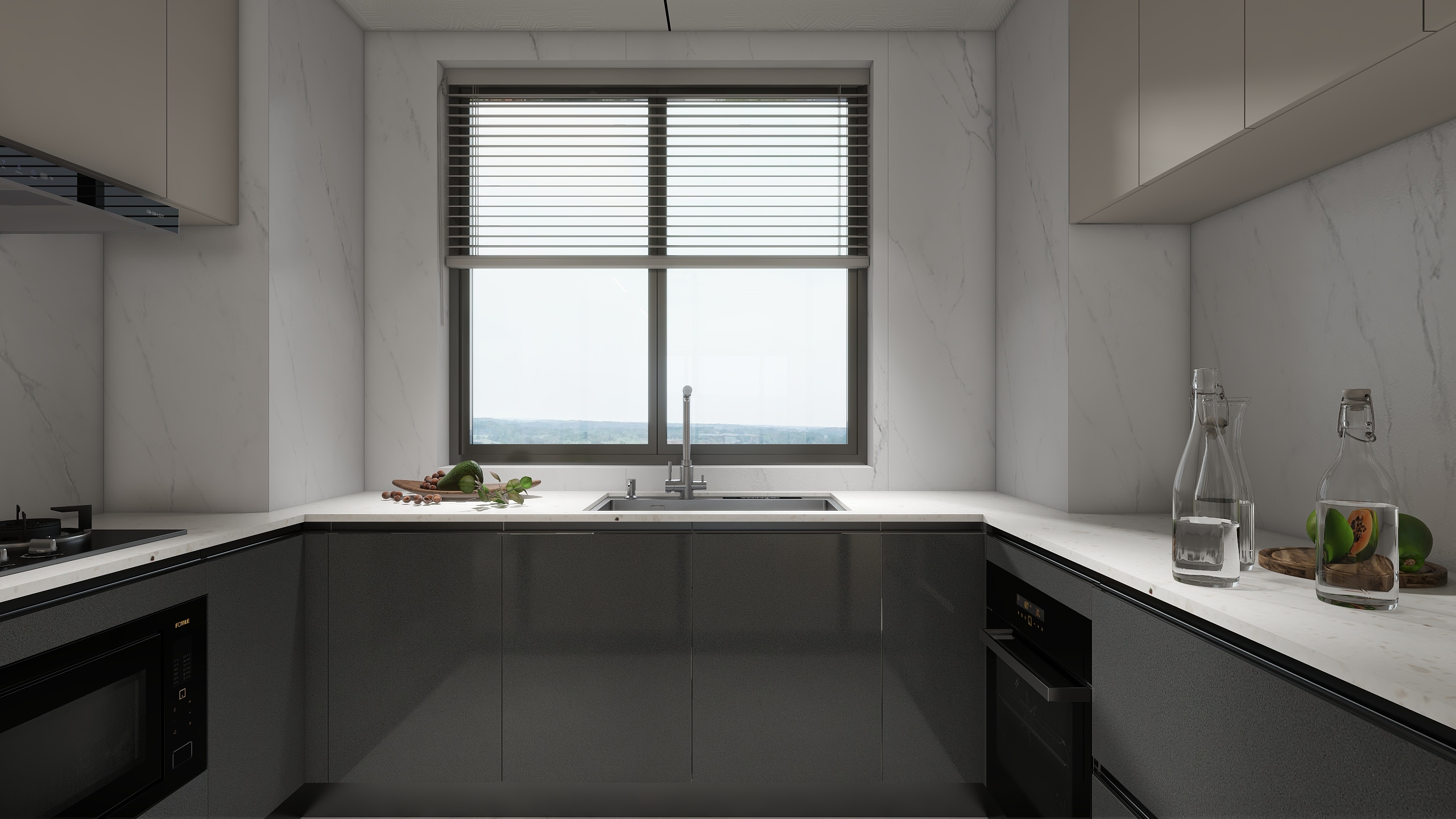 设计师Baymax-经典黑白灰装修效果图